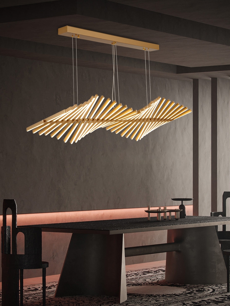 Подвесной светильник P8663-20GD Rhythm Horizontal hanging lamp