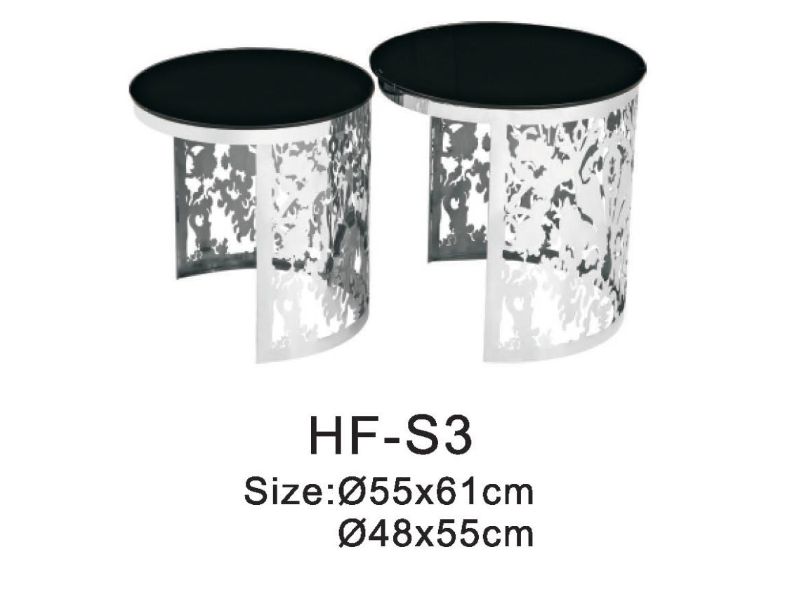 Столики кофейные HF-S3 (2 шт) Silver