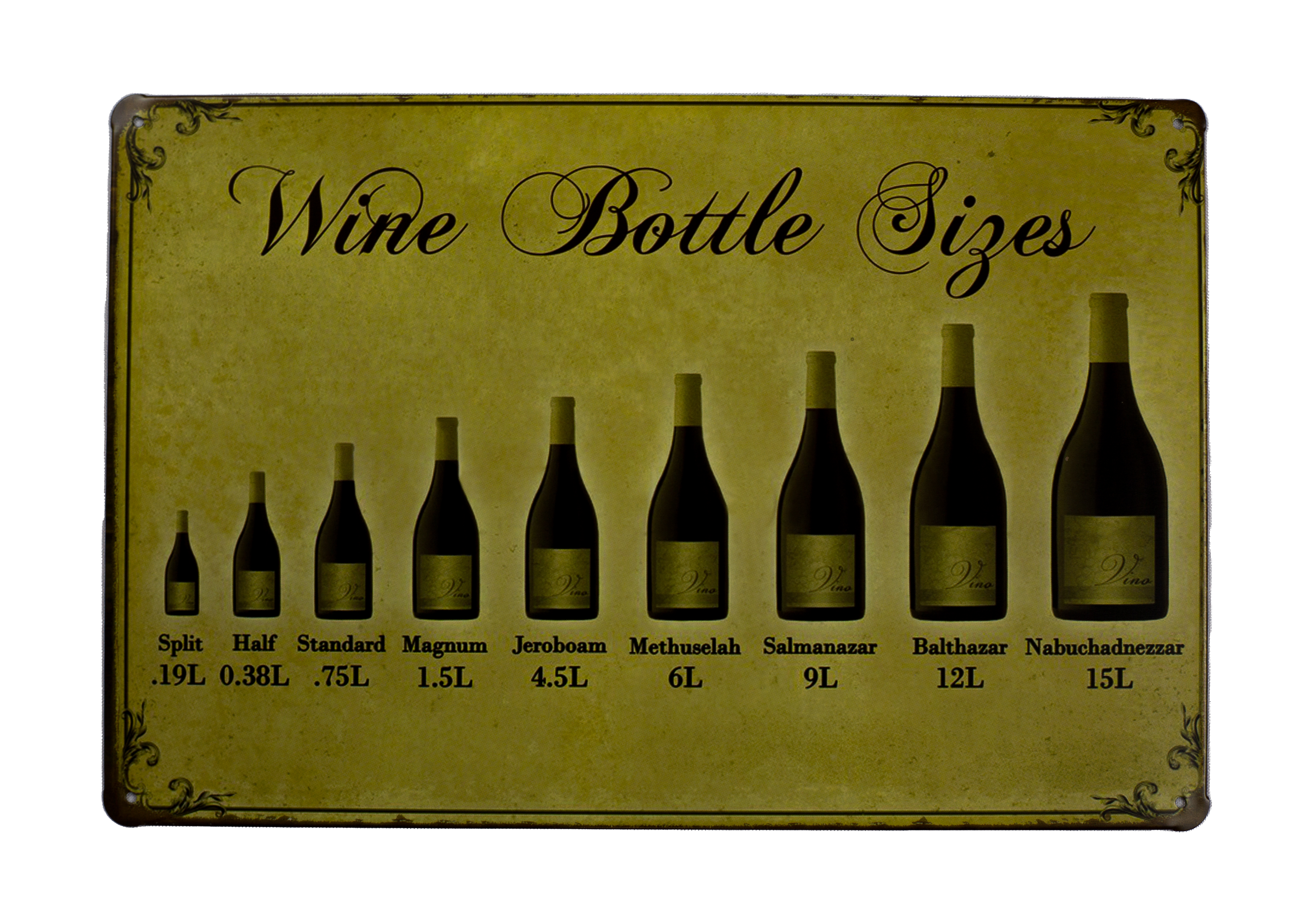 Табличка интерьерная Wine 20*30 см